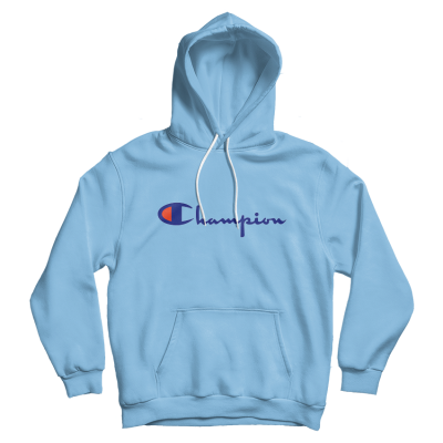 champion blue sweatshirt