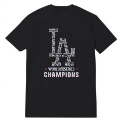 Dodgers World Series Black T-Shirt