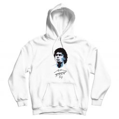 Diego Maradona White Hoodie