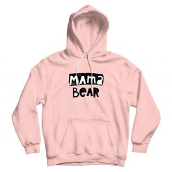 Trends Design Mama Bear Soft Pink Hoodie