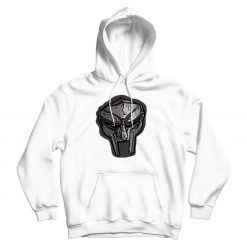 MF Doom Mask White Hoodie