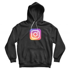 Instagram Logo Black Hoodie