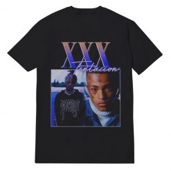 R.I.P XXX TENTACION VINTAGE BLACK T-SHIRT