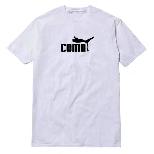 Coma Funny Parody Logo T-Shirt