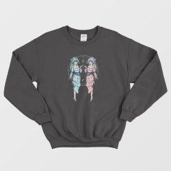 Gemini Anime Girl Horoscope May June Birthday Astrology Sweatshirt