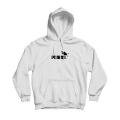 Jumping Pumba Parody Logo Hoodie