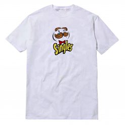 Singles Sad Parody Of Pringles Logo T-Shirt