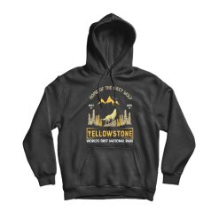 Grey Wolf Yellowstone National Park Hoodie