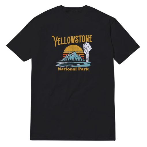 Yellowstone National Park Retro 80's T-Shirt