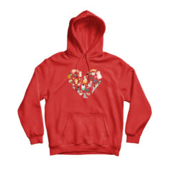 Cute Cat Valentine Day Heart Kittens Lovers Hoodie