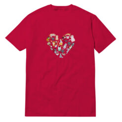 Cute Cat Valentine Day Heart Kittens Lovers T-Shirt