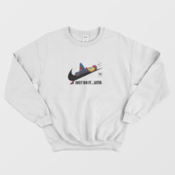 Spiderman Just Do It Later Sweatshirt