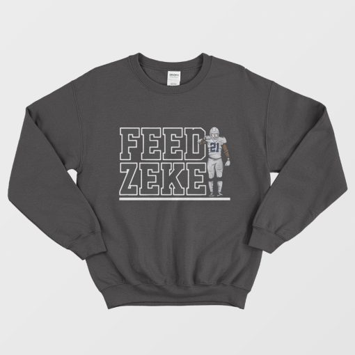 Ezekiel Elliott Dallas Cowboys Feed Zeke Sweatshirt