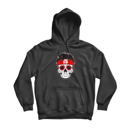 Patrick Mahomes Sugar Skull No 15 Hoodie