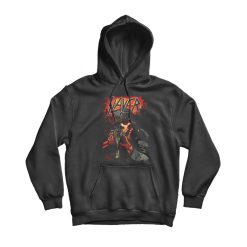 Slayer Skull And Gun Vintage Hoodie