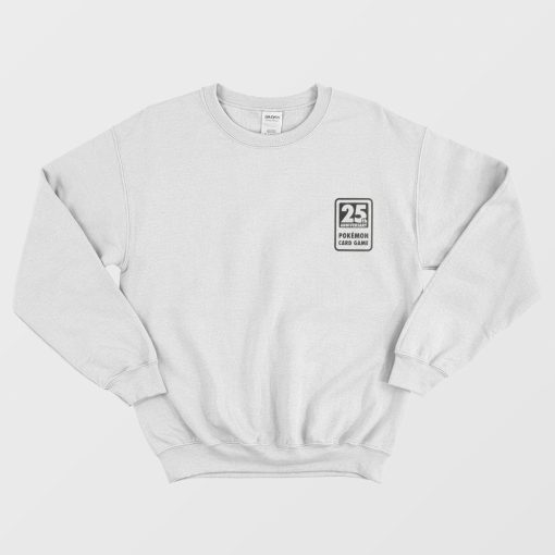 25th Anniversary Pokeman Card Game Sweatshirt