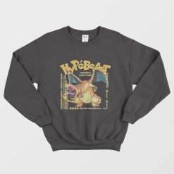 Hypebeast Pokemon Power Yellow Font Sweatshirt