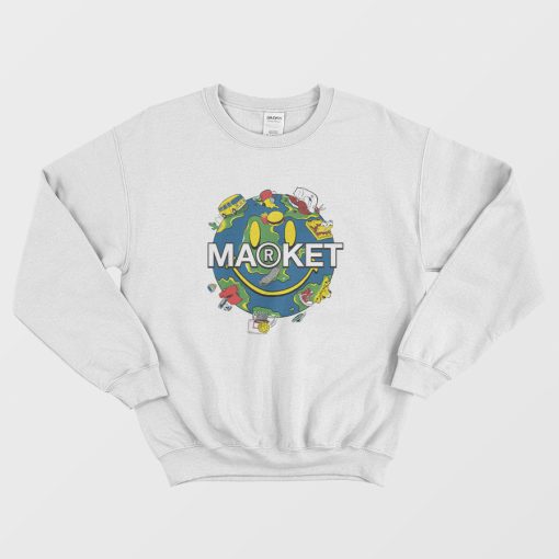 Chinatown Market Earth Logo Sweatshirt