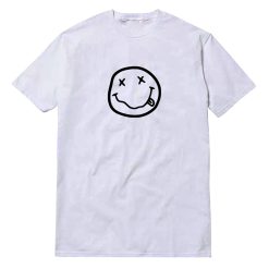 Nirvana Smile Black Logo T-Shirt