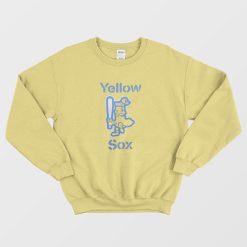 Yellow Sox 1950S's Red Sox Logo Sweatshirt
