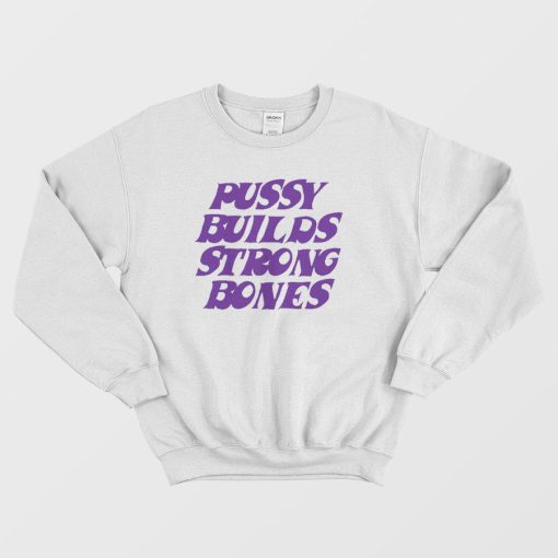 PBSB Purple On White Sweatshirt