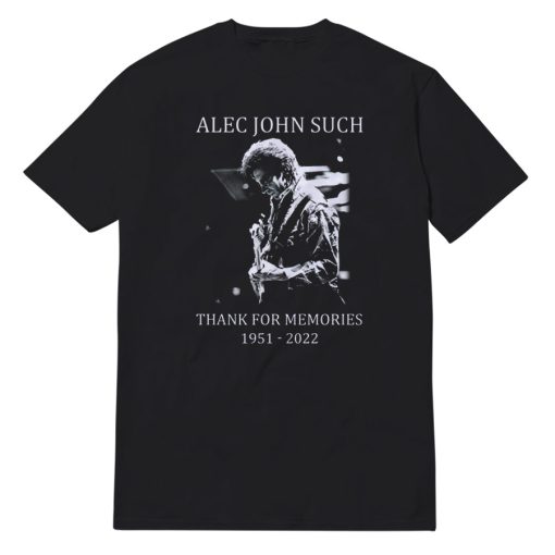 Alec John Such Thank For Memories T-Shirt