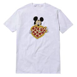 Heart Shaped Pepperoni Pizza T-Shirt