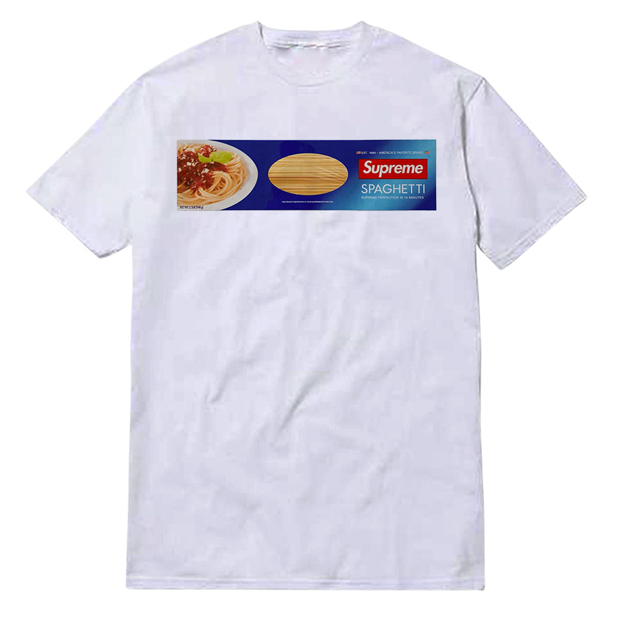 Get It Now Supreme Spaghetti T-Shirt For Men or Women Teessupply.com