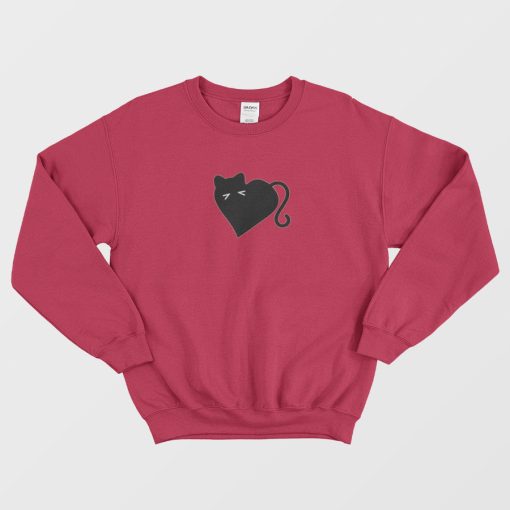 Heart Cats I Love Cats Sweatshirt