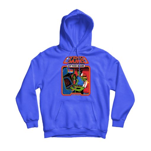 Video Games Rot Your Brains Hoodie