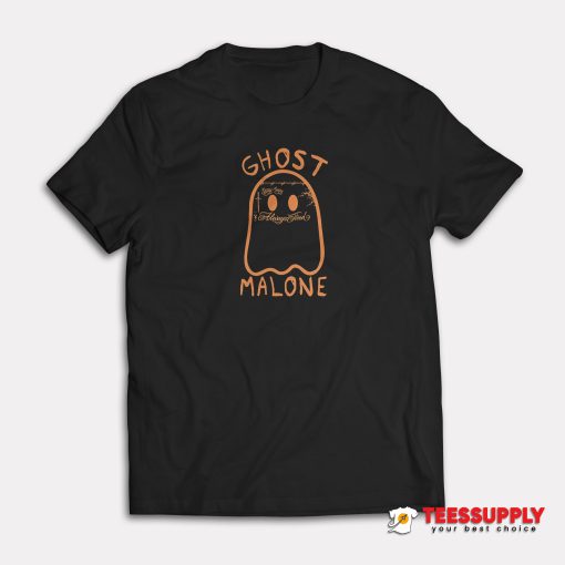 Ghost Malone Orange Line T-Shirt