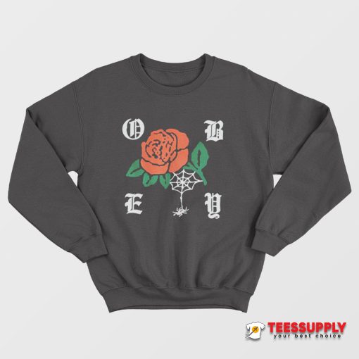 Obey Spider Rose Sweatshirt