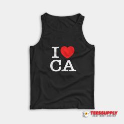 I Heart CA Love California Tank Top