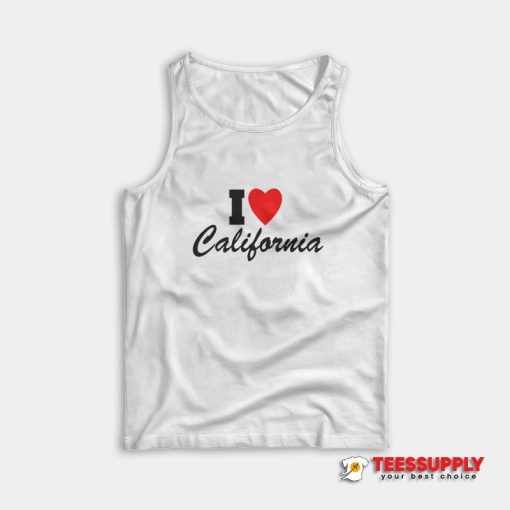 I Love California Tank Top