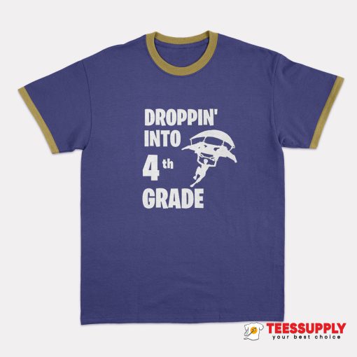 Droppin Into 4th Grade Ringer T-Shirt