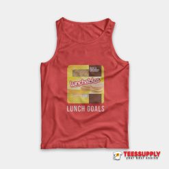 Ham and Cheddar Lunchables Lunch Goals Tank Top