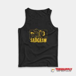 Simpsons Sadgasm Bart Family Tank Top