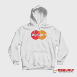 Masturbate Mastercard Logo Parody Hoodie