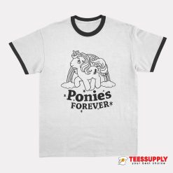 My Little Pony Ponies Forever Cute Ringer T-Shirt