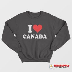 Elon Musk I Love Canada Sweatshirt