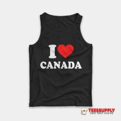 Elon Musk I Love Canada Tank Top