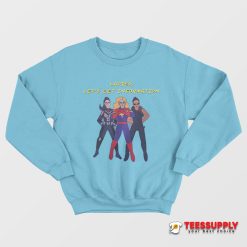 Ms Marvel Kamala Khan Ladies Let's Get Information Sweatshirt