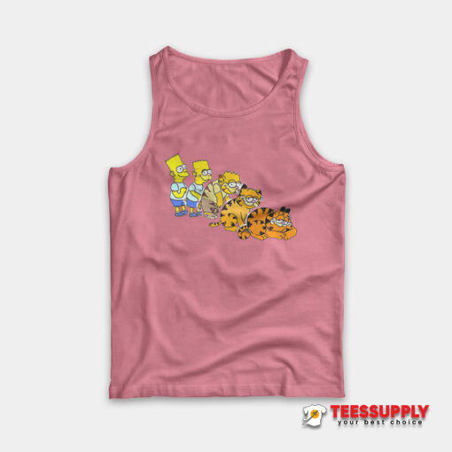 Bart Simpson to Garfield Animorph Tank Top