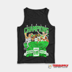 Boston Celtics World Champions Banner 18 Duckboat Tank Top