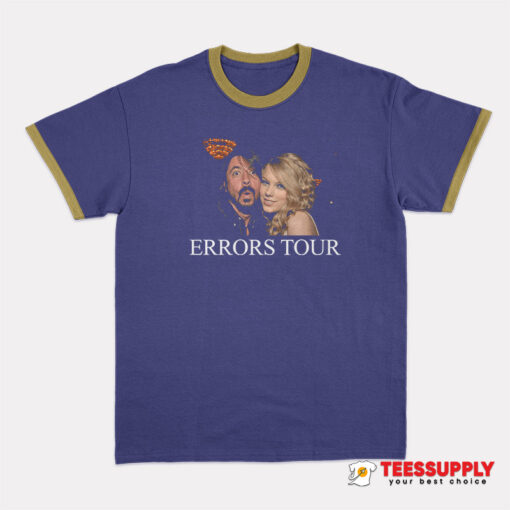 Dave Grohl VS Taylor Swift Errors Tour Ringer T-Shirt