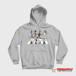 Peanuts In Abbey Road The Beatles Snoopy Hoodie