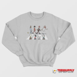 Peanuts In Abbey Road The Beatles Snoopy Sweatshirt