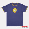 The Simpsons Maggie Simpson Angry Big Face Ringer T-Shirt