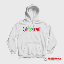 Coexist Marvel Logos Hoodie