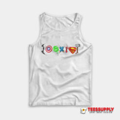 Coexist Marvel Logos Tank Top